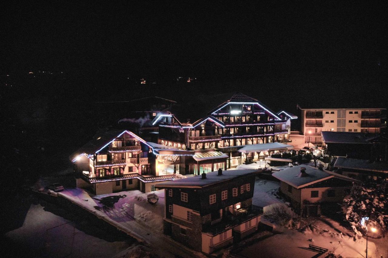 Hotel Alpina & Spa - Restaurant Oxalis Les Gets Exterior photo