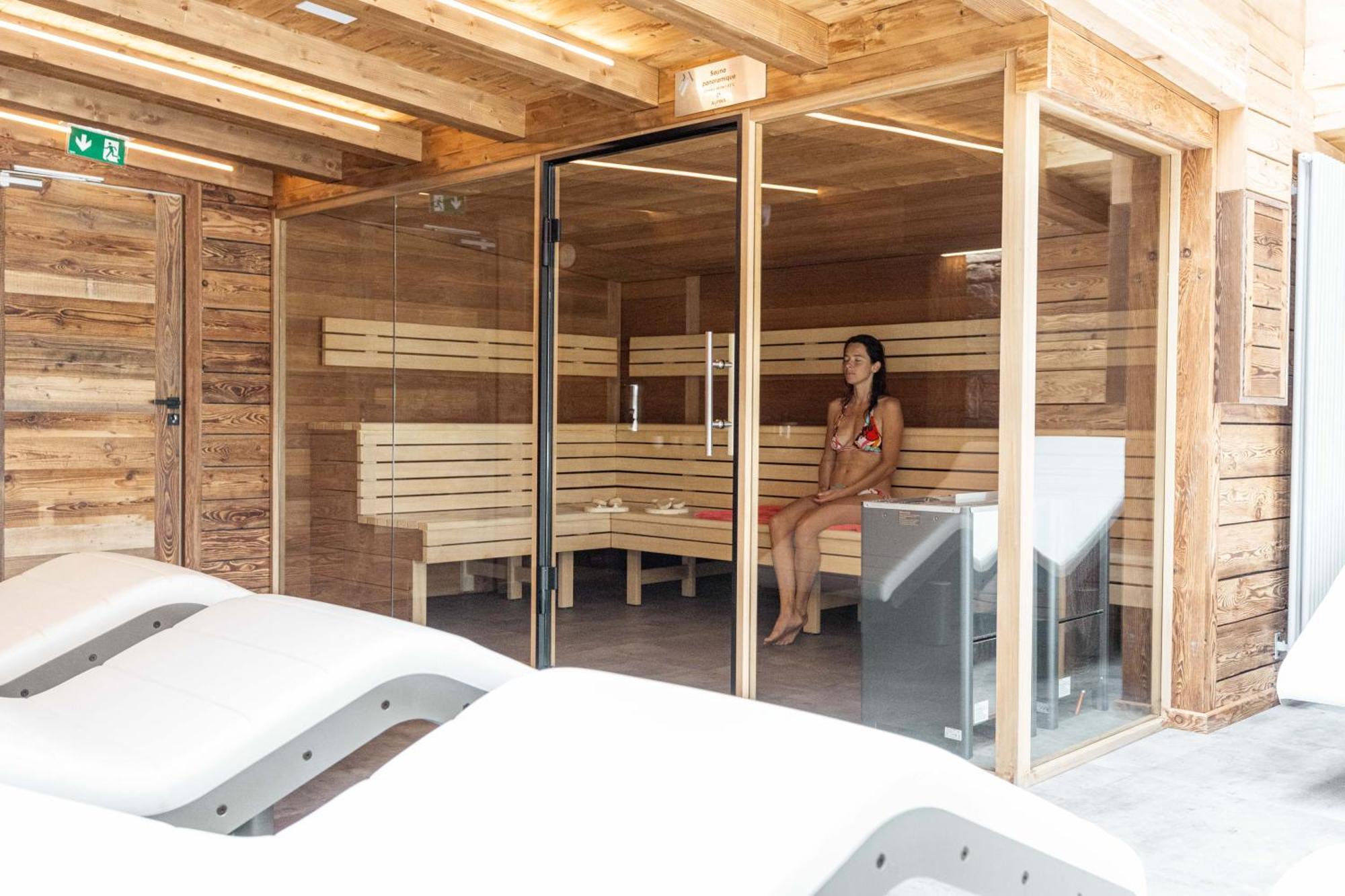 Hotel Alpina & Spa - Restaurant Oxalis Les Gets Exterior photo